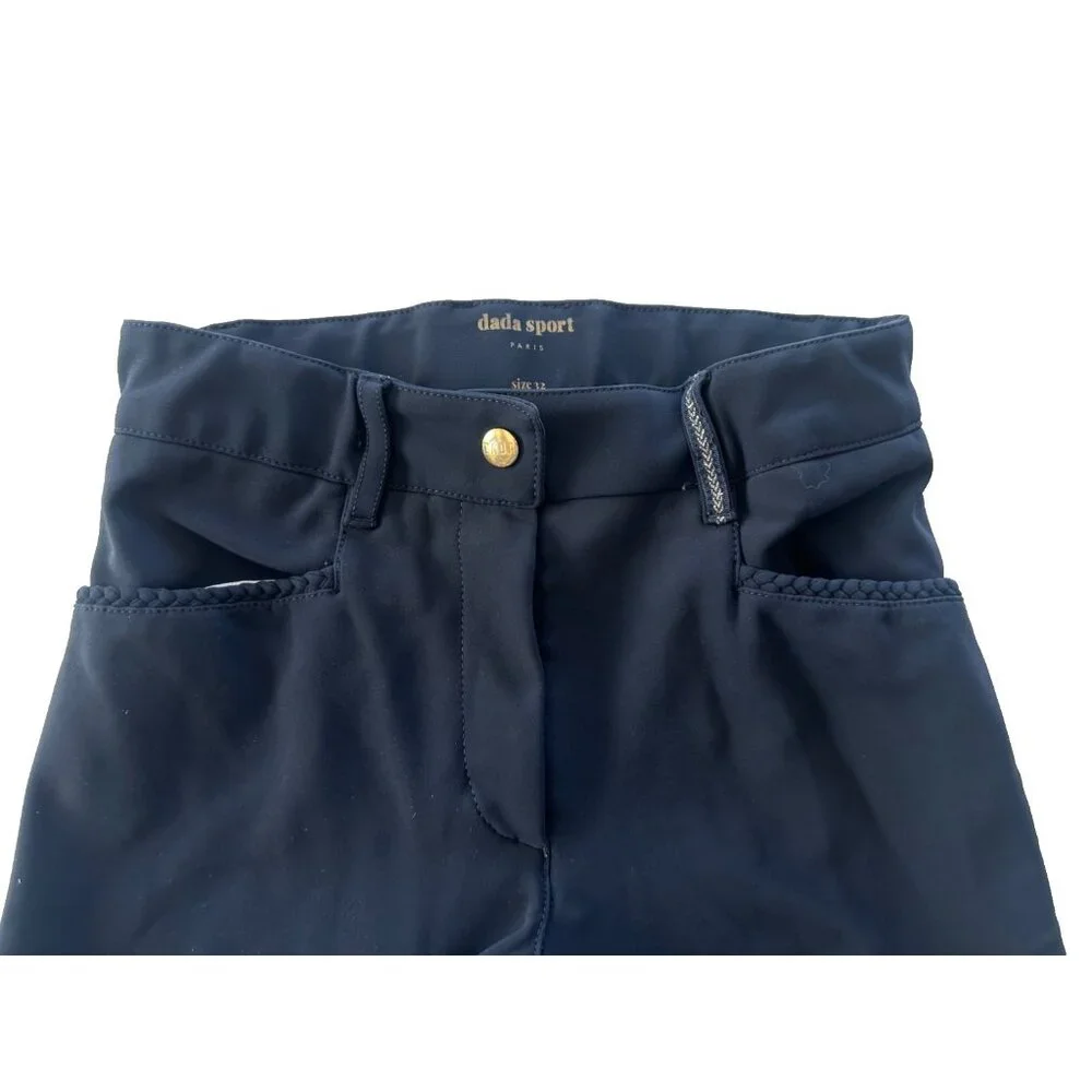 Dada Sport - Giovani Light Riding Pants Navy Size 32 Breeches - Picture 11 of 13